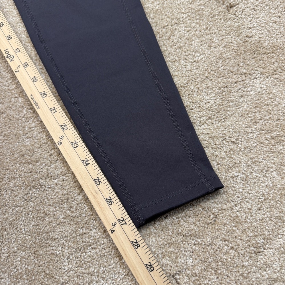Poshdivah Maternity Leggings Over the Belly Side Pockets Black XXL NEW - Picture 8 of 9